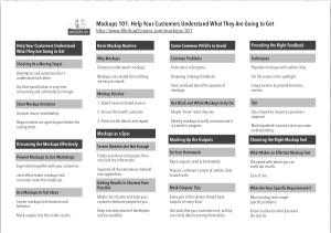 Mockups 101 Cheatsheet