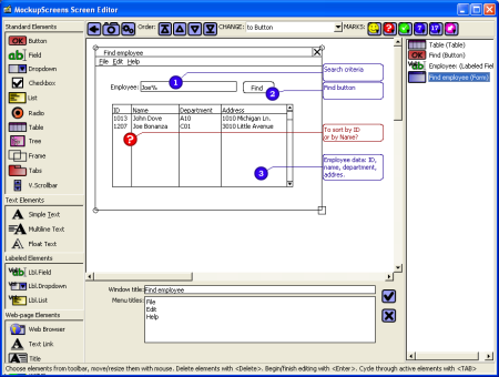 Clarify requirements with on-screen marks and comments.